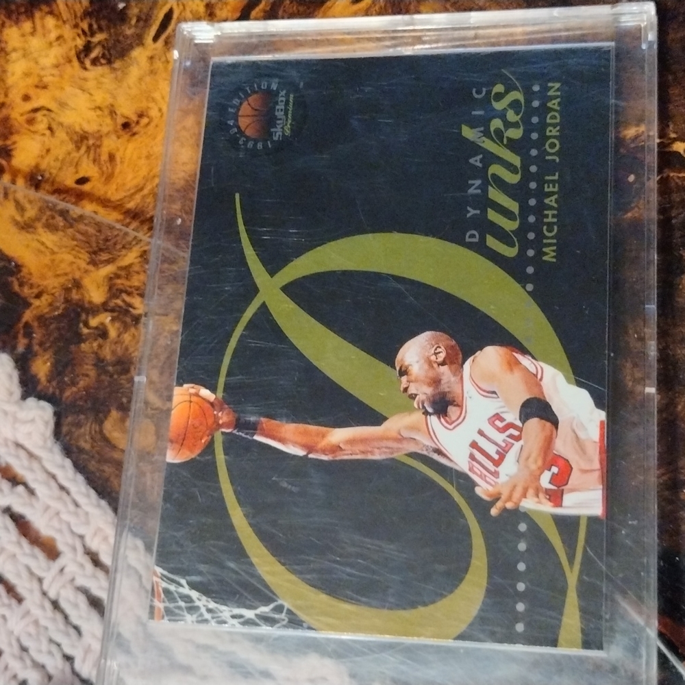 Michael jordan 93-94 edition sky box premium dynamic dunks